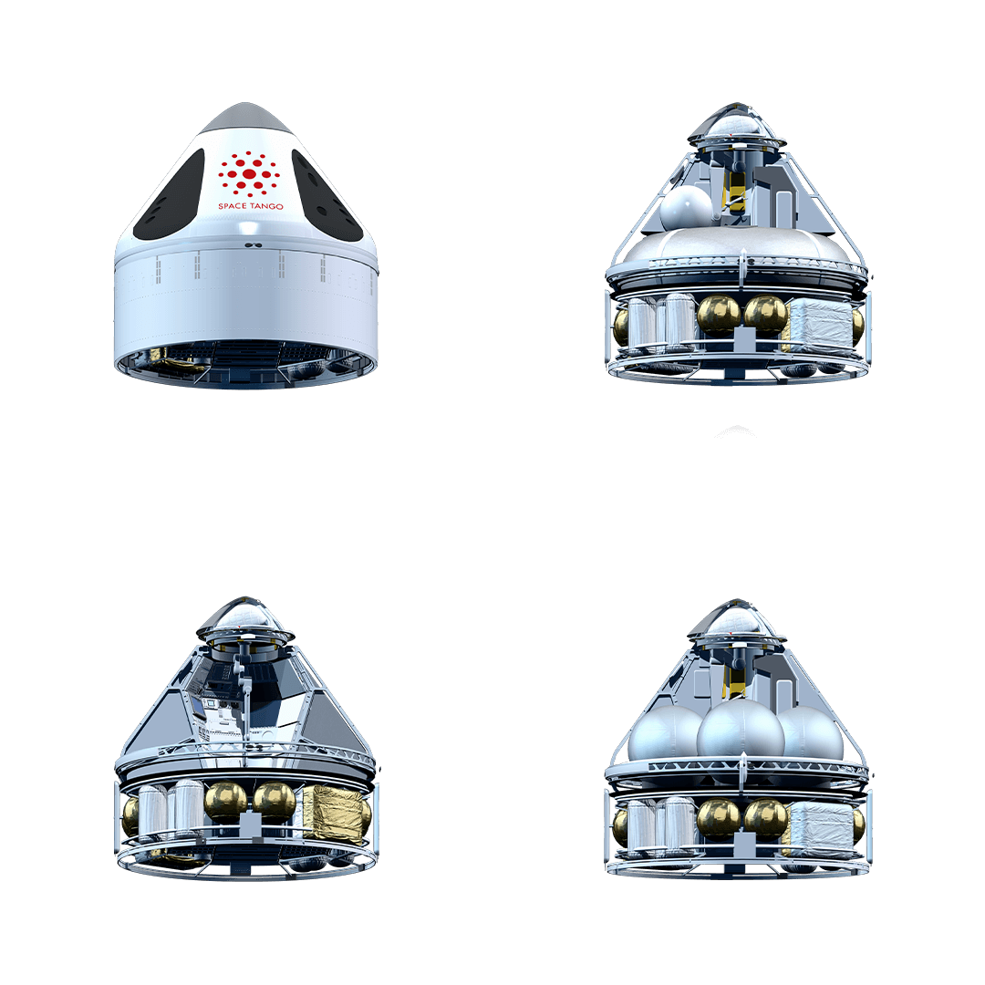 Four images of ST-42 showing configurable options